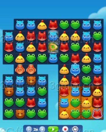 开心消消乐2814关攻略