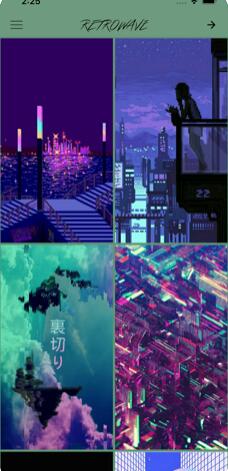 Retrowave壁纸2