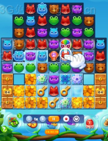 开心消消乐2793关攻略