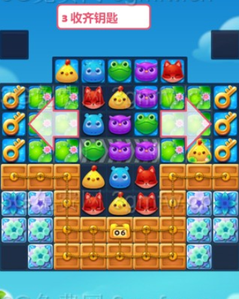 开心消消乐隐藏关271关怎么打