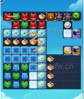 开心消消乐隐藏关561关怎么过