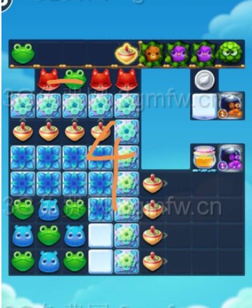 开心消消乐隐藏关561关怎么过