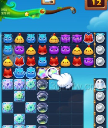 开心消消乐隐藏关557关怎么过