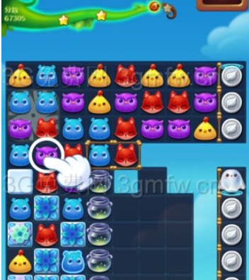 开心消消乐隐藏关557关怎么过