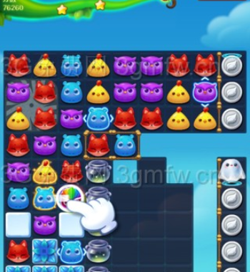 开心消消乐隐藏关557关怎么过