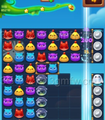 开心消消乐隐藏关557关怎么过