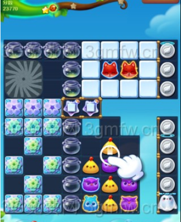 开心消消乐隐藏关557关怎么过