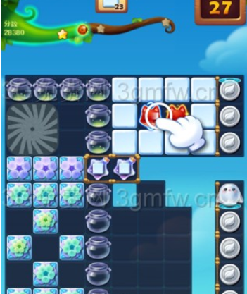 开心消消乐隐藏关557关怎么过