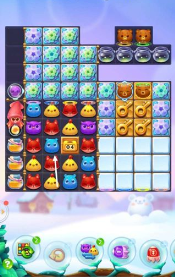 开心消消乐隐藏关553关怎么打