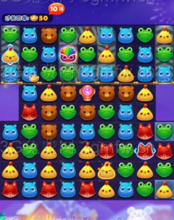 开心消消乐2769关攻略