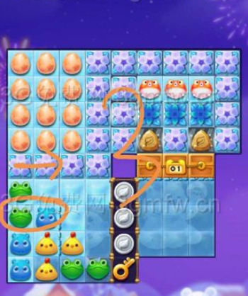 开心消消乐隐藏关263关攻略