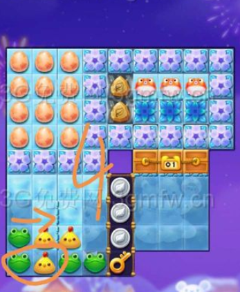 开心消消乐隐藏关263关攻略