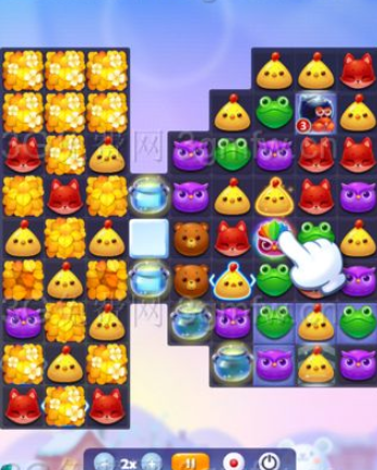 开心消消乐第2757关怎么打