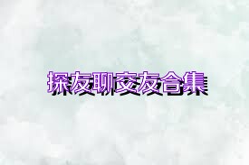 探友聊交友合集