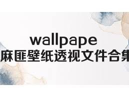 wallpaper麻匪壁纸透视文件合集