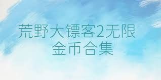 荒野大镖客2无限金币合集