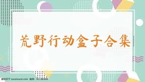 荒野行动盒子合集