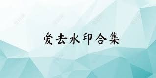 爱去水印合集