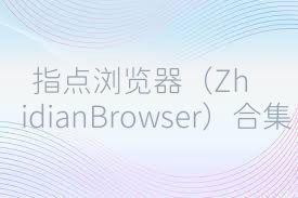 指点浏览器（ZhidianBrowser）合集