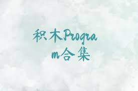 积木Program合集