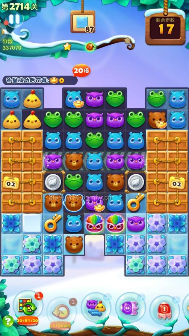 开心消消乐第2714关怎么打