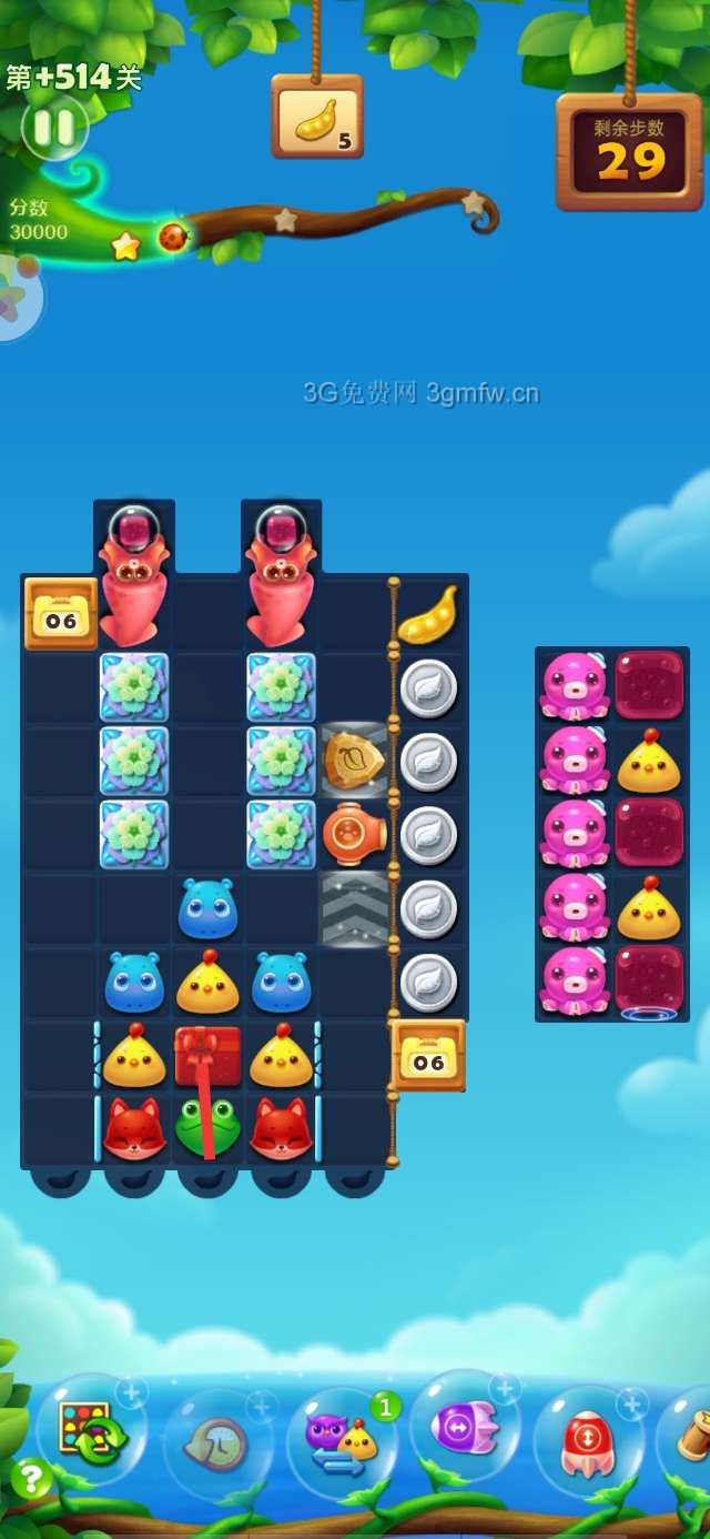 开心消消乐精英关514关攻略