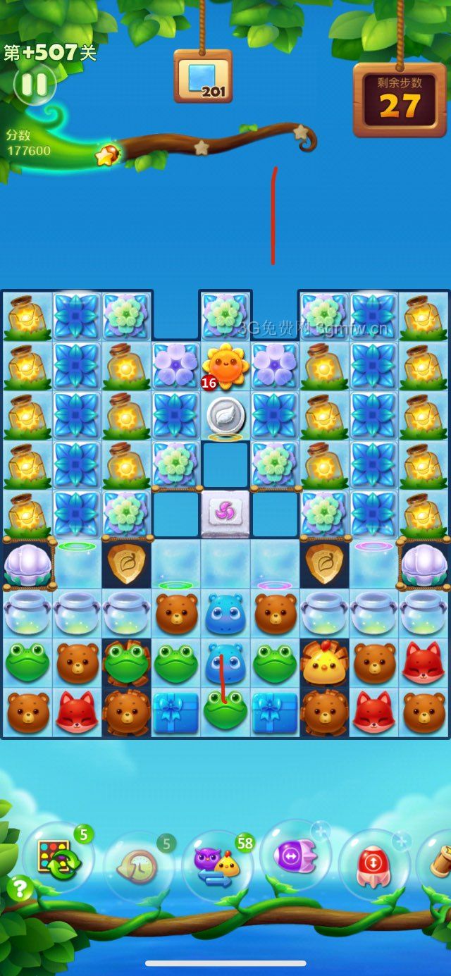 开心消消乐精英关507关攻略