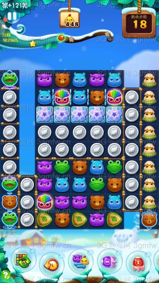 开心消消乐第+121关怎么过