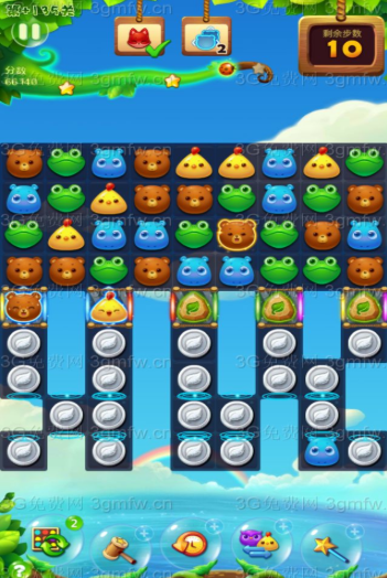 开心消消乐隐藏关135关攻略