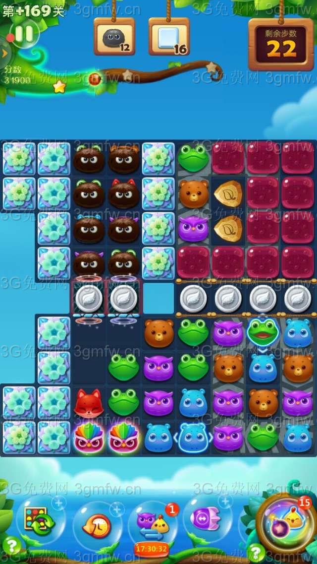 开心消消乐精英关169关攻略