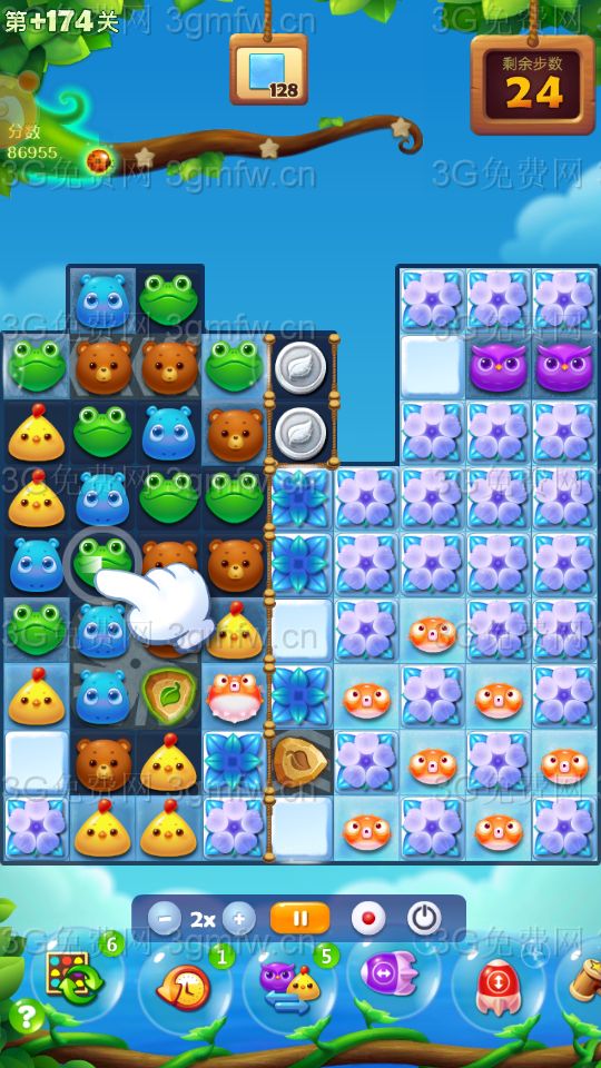 开心消消乐精英关174关攻略