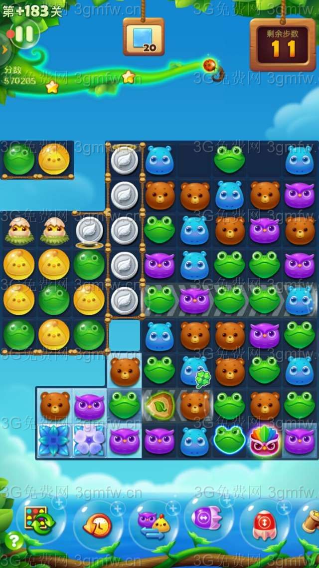 开心消消乐第+183关怎么打
