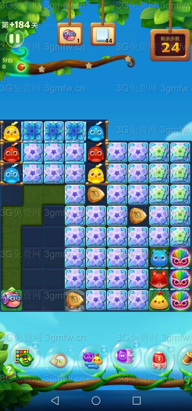 开心消消乐隐藏关184关怎么打