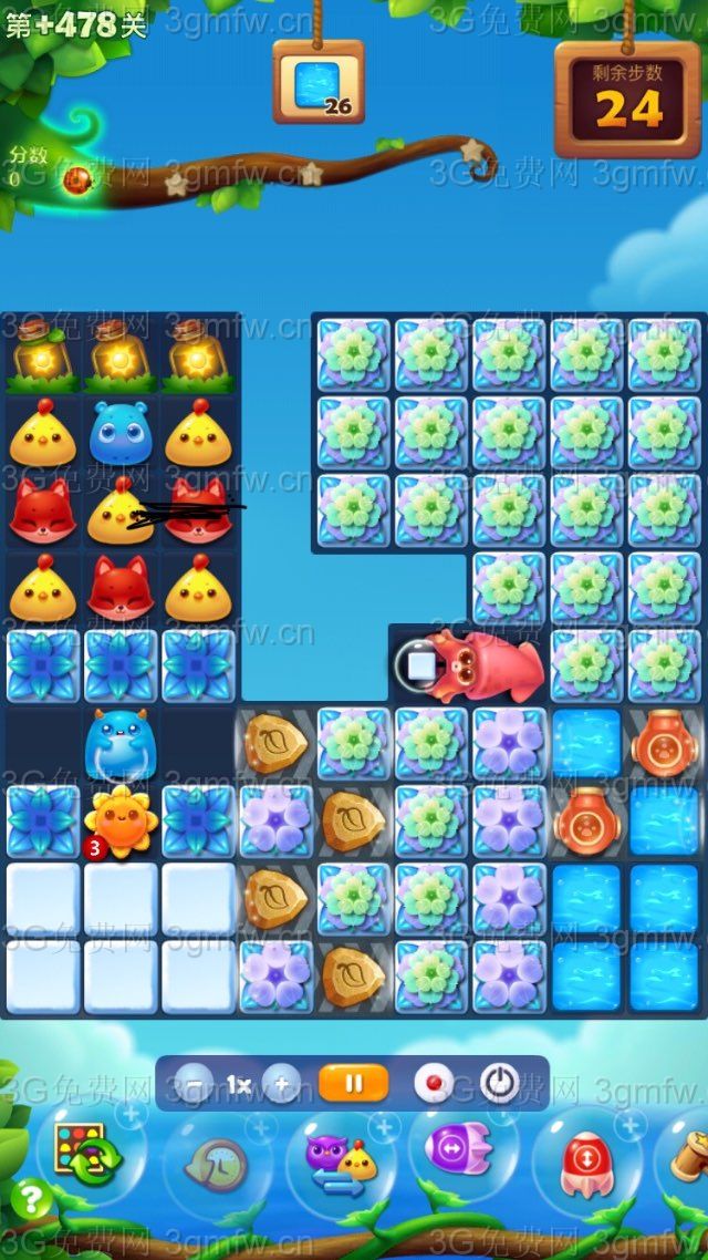 开心消消乐精英关483关攻略