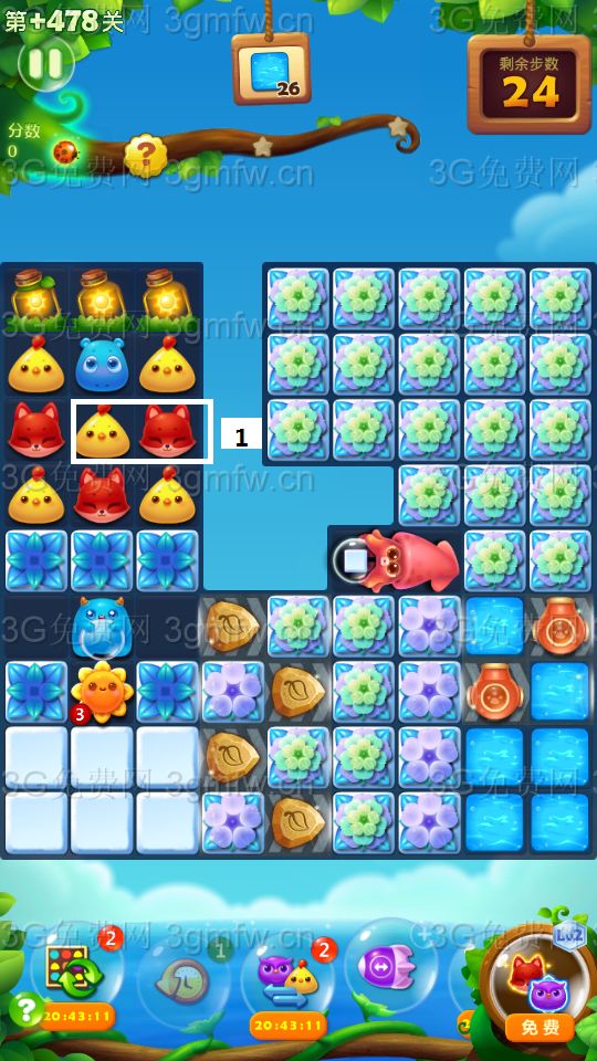 开心消消乐第+478关怎么过