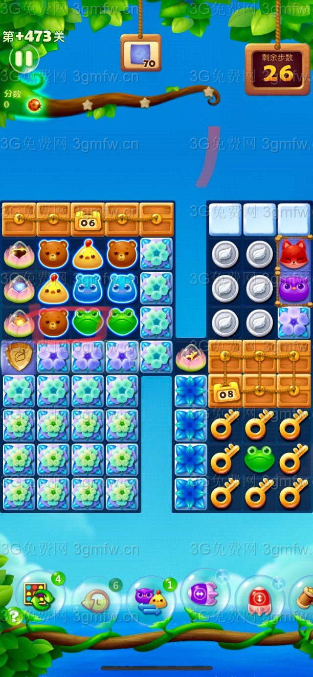 开心消消乐隐藏关473关怎么打