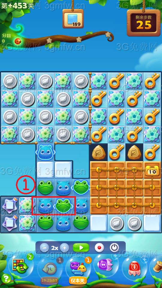 开心消消乐第+453关怎么打