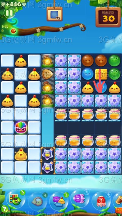 开心消消乐第+446关怎么过