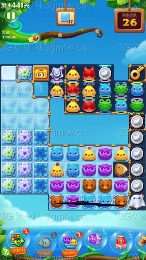 开心消消乐隐藏关441关怎么过