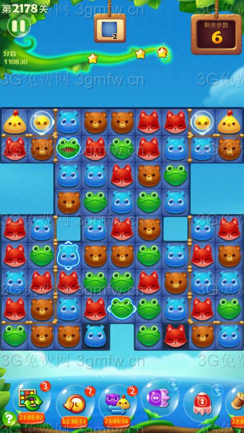 开心消消乐2178关攻略