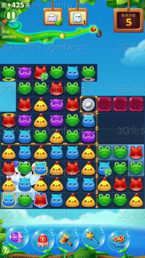 开心消消乐第+425关怎么打