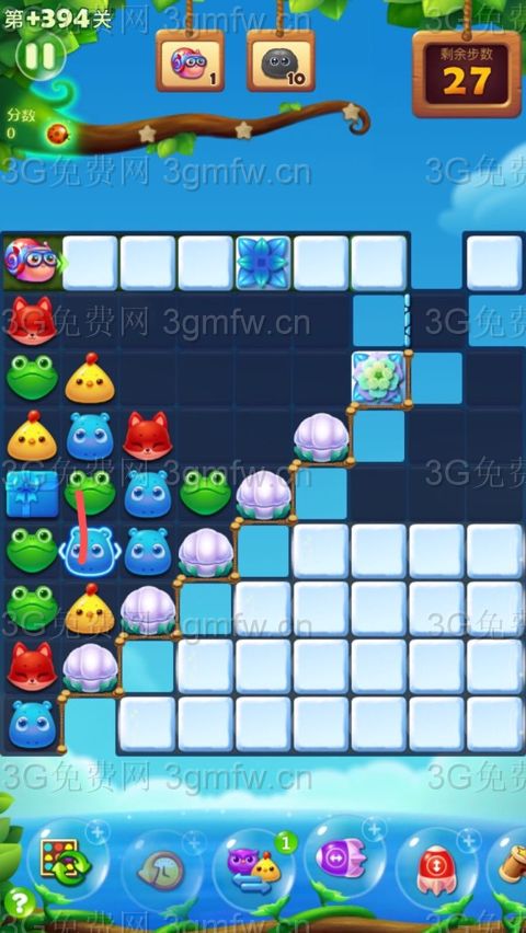 开心消消乐隐藏关394关怎么过
