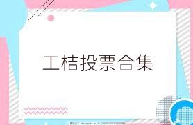 工桔投票合集