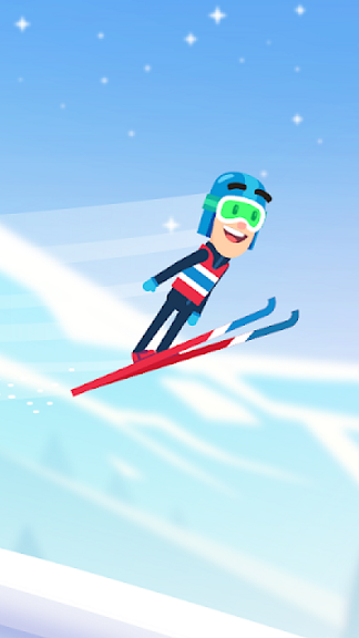 滑雪冒险飞越雪山游戏2