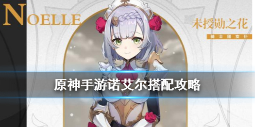 原神诺艾尔最优武器装备选择分享