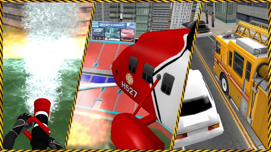 911直升机消防救援卡车司机3D游戏中文版0