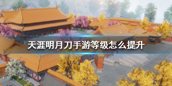 天涯明月刀手游等级提升攻略分享